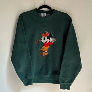 Rare Vintage Mickey Mouse Golf Crewneck